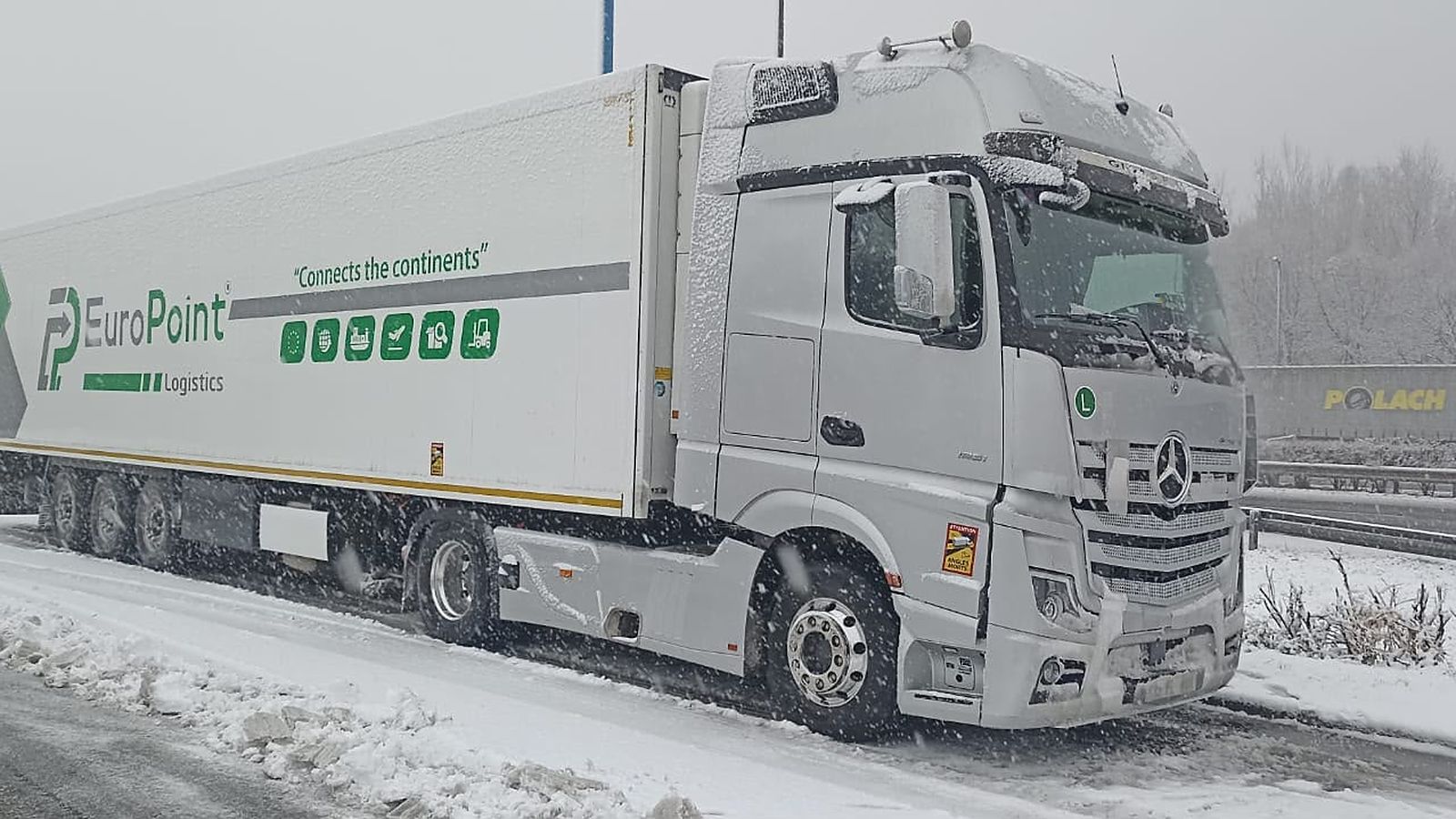 EuroPoint Lojistik — kış koşullarında Avrupa güzergâhında sevkiyat